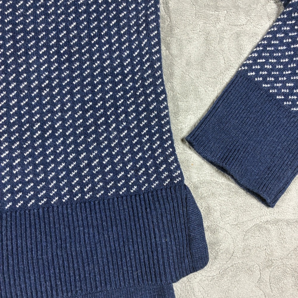 LL Bean Womens Birdseye Wicked Soft Cotton Cashmere Sweater Size M Quiet Luxury - Picture 8 of 11